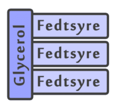 Opbygning af triglycerid
